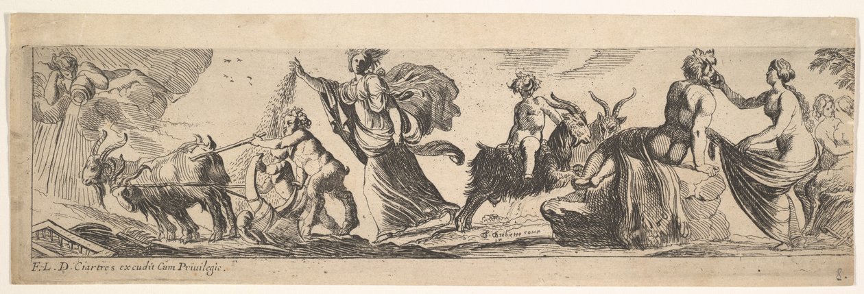 Bachnal, 1615-42. av Pierre Brebiette