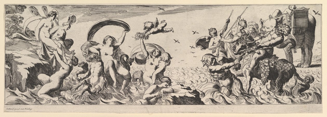 Bacchanal, 1600-talet. av Pierre Brebiette
