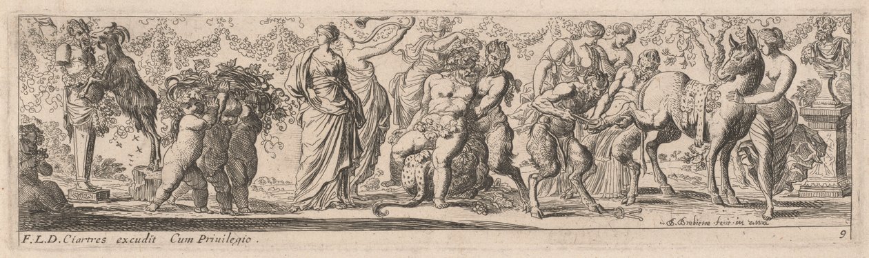 Drunken Silenus av Pierre Brebiette