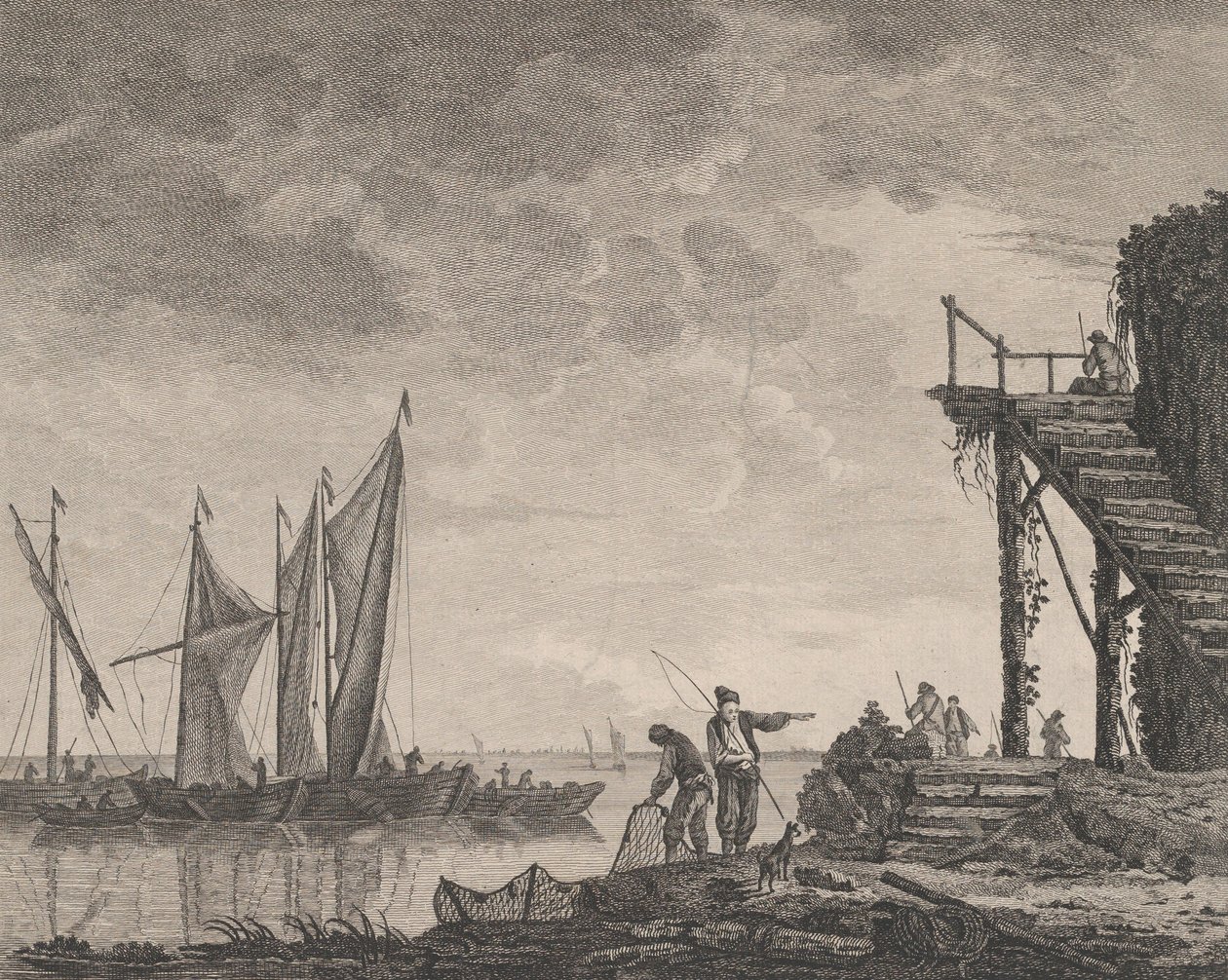Little English Navy, 1761. av Pierre Charles Canot