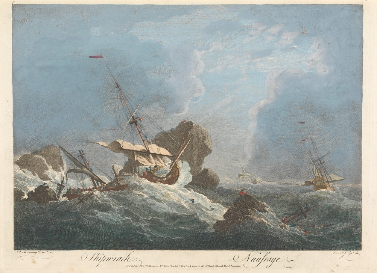 Skeppsbrott av Pierre Charles Canot