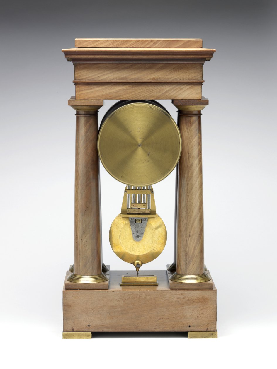 Decimalklocka, ca 1798-1805 (furu, mässing och emalj) av Pierre Daniel Destigny