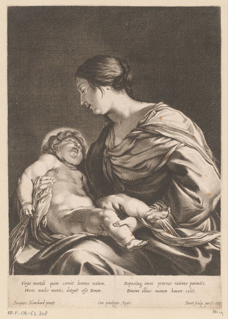 Mary med barn av Pierre Daret