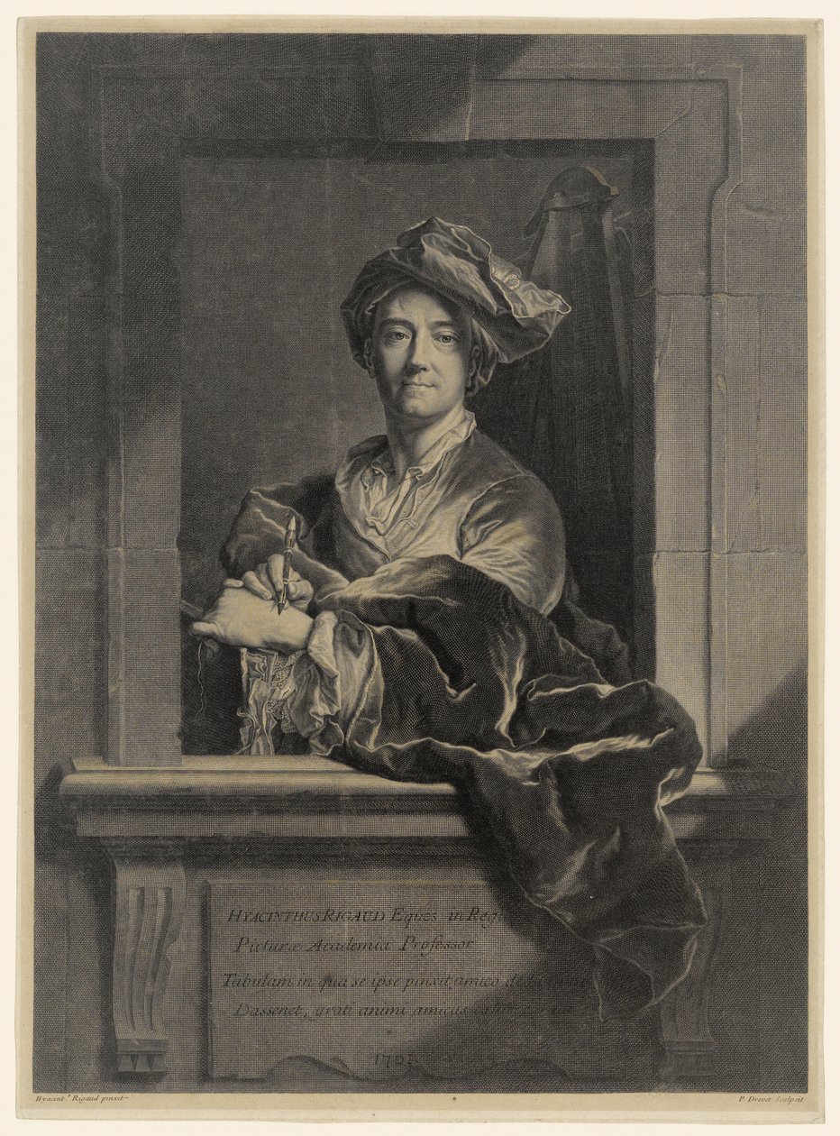 Hyacinthus Rigaud av Pierre Drevet