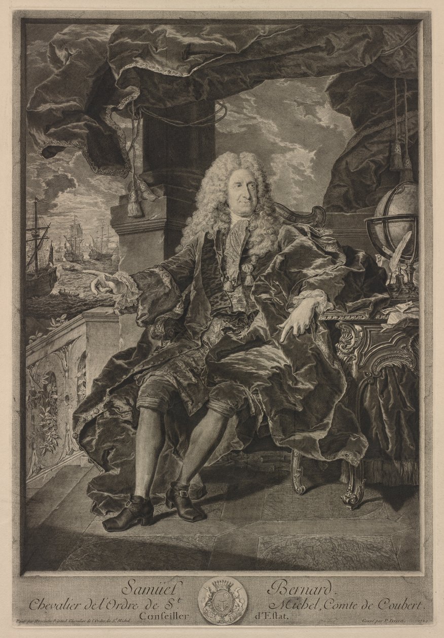 Samuel Bernard av Pierre Drevet