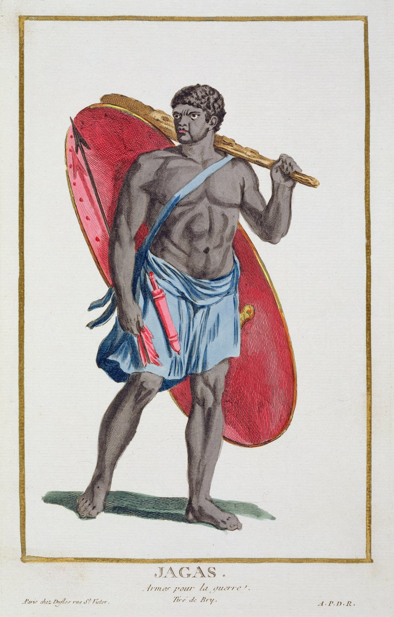 En Jagas Warrior av Pierre Duflos