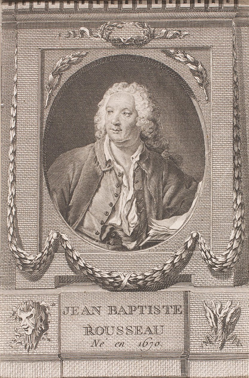 Jean Baptiste Rousseau av Pierre Dupin