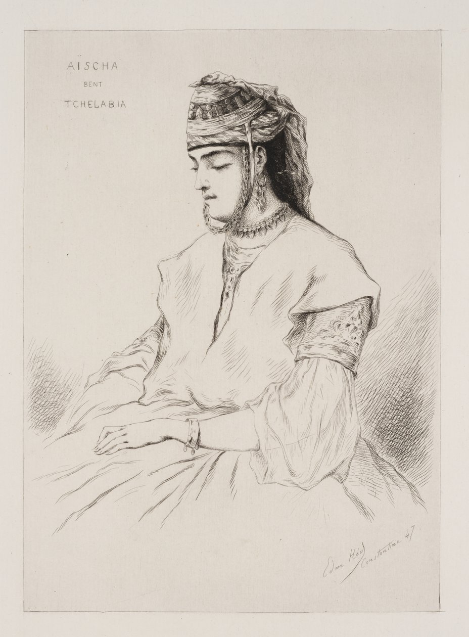 Aischa Bent Tchelabia av Pierre Edmond Alexandre Hedouin