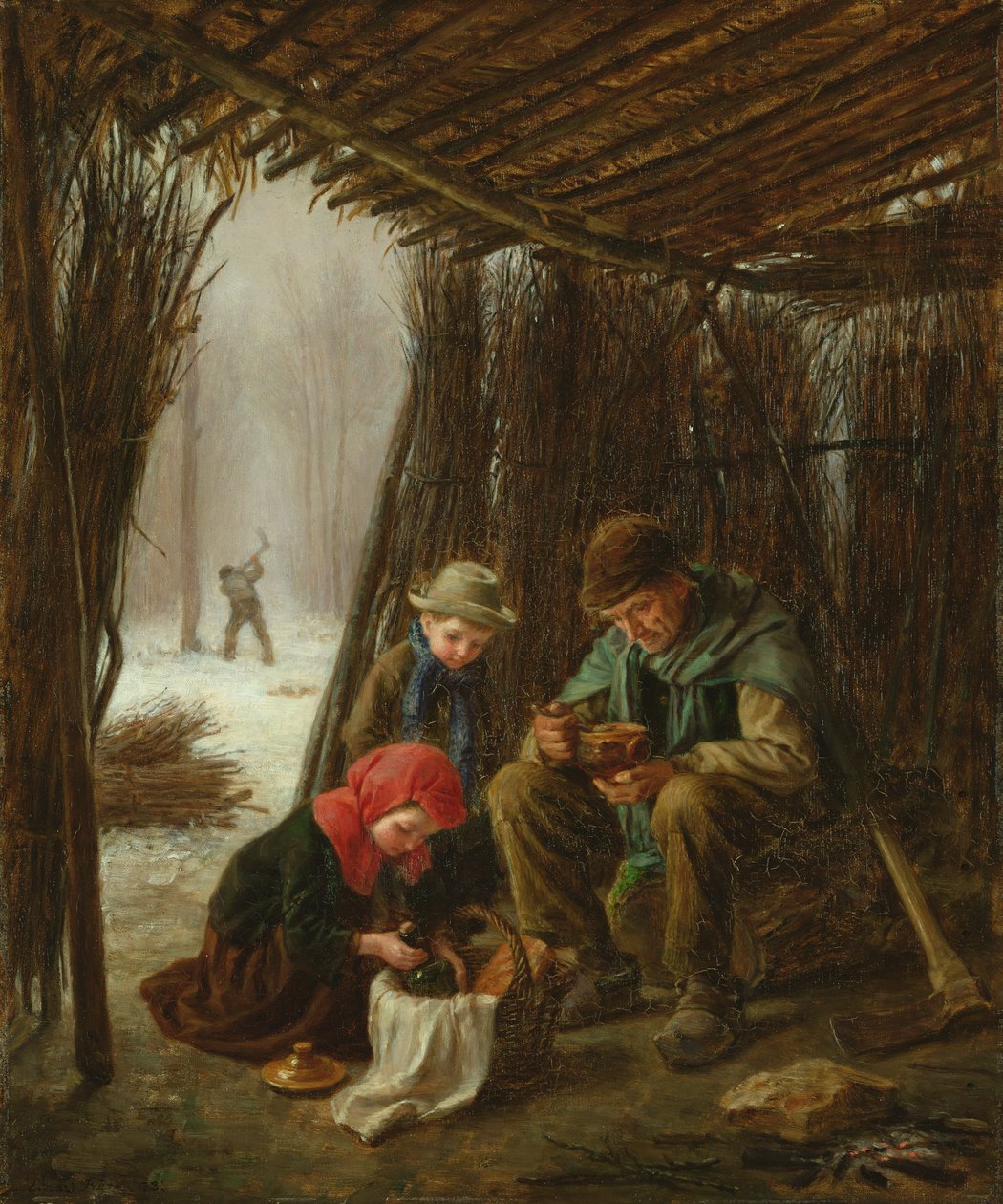Vedhuggarens måltid av Pierre Edouard Frere