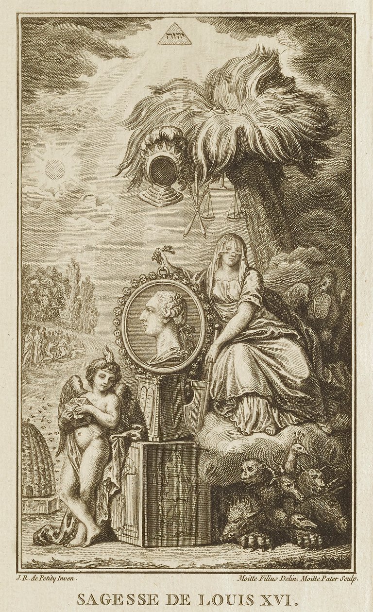 Ludvig XVI:s visdom av Pierre Etienne Moitte