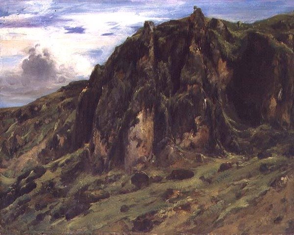 Landskap i Auvergne av Pierre Etienne Theodore Rousseau