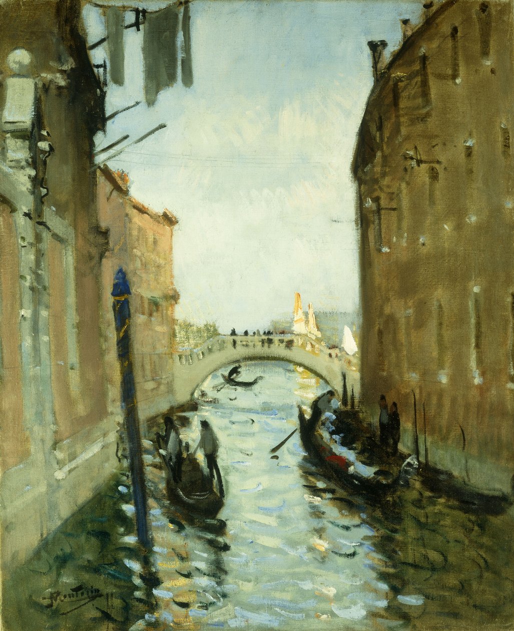 Venedig; kom av Pierre Eugene Montezin