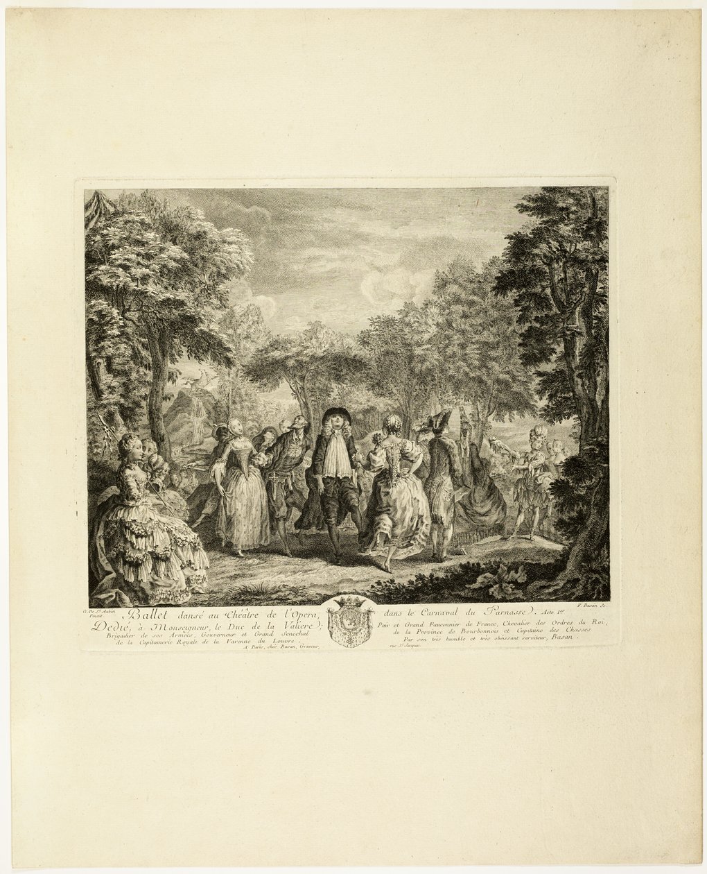 Karnevalen i Parnassus av Pierre François Basan