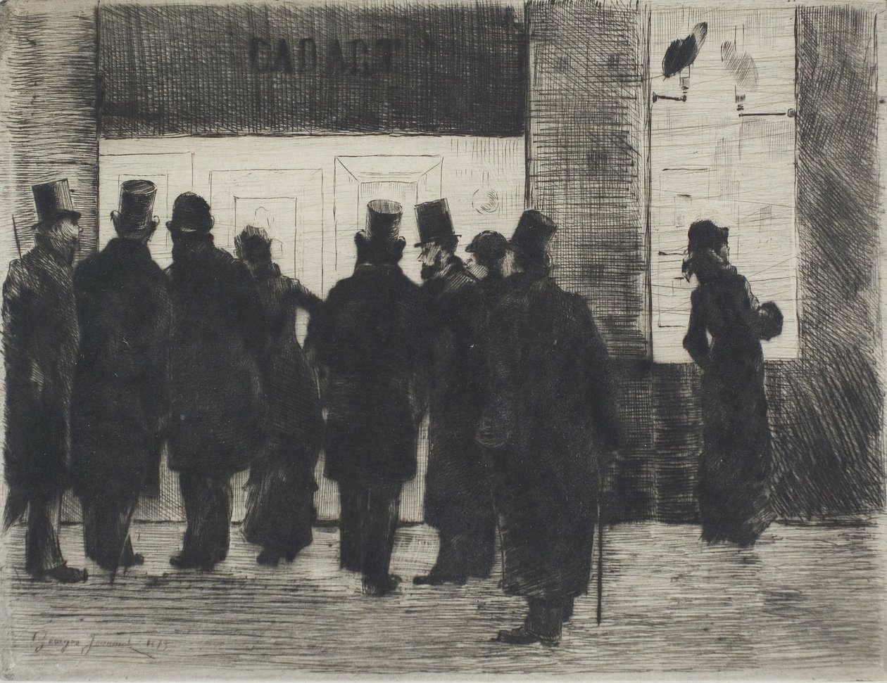 Cadarts skyltfönster av Pierre Georges Jeanniot