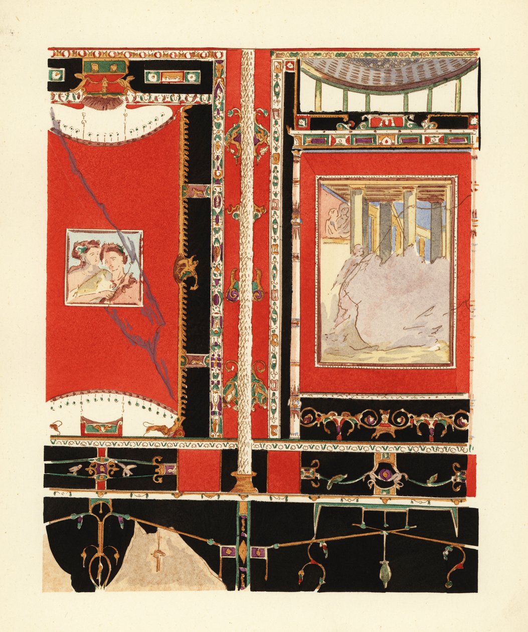 Tablinum i House of L av Pierre Gusman