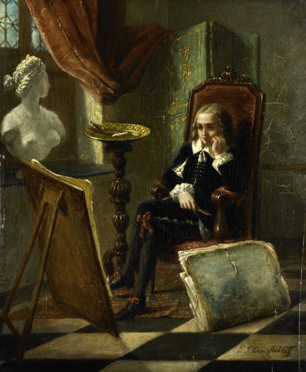 Den unge målaren av Pierre Joseph Toussaint