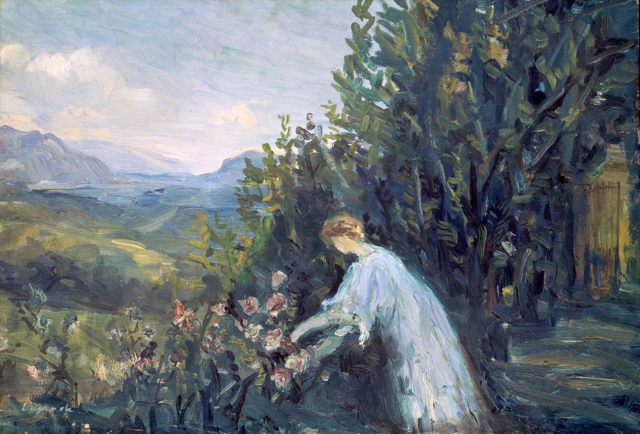 Damen i trädgården, 1909-1911. av Pierre Laprade