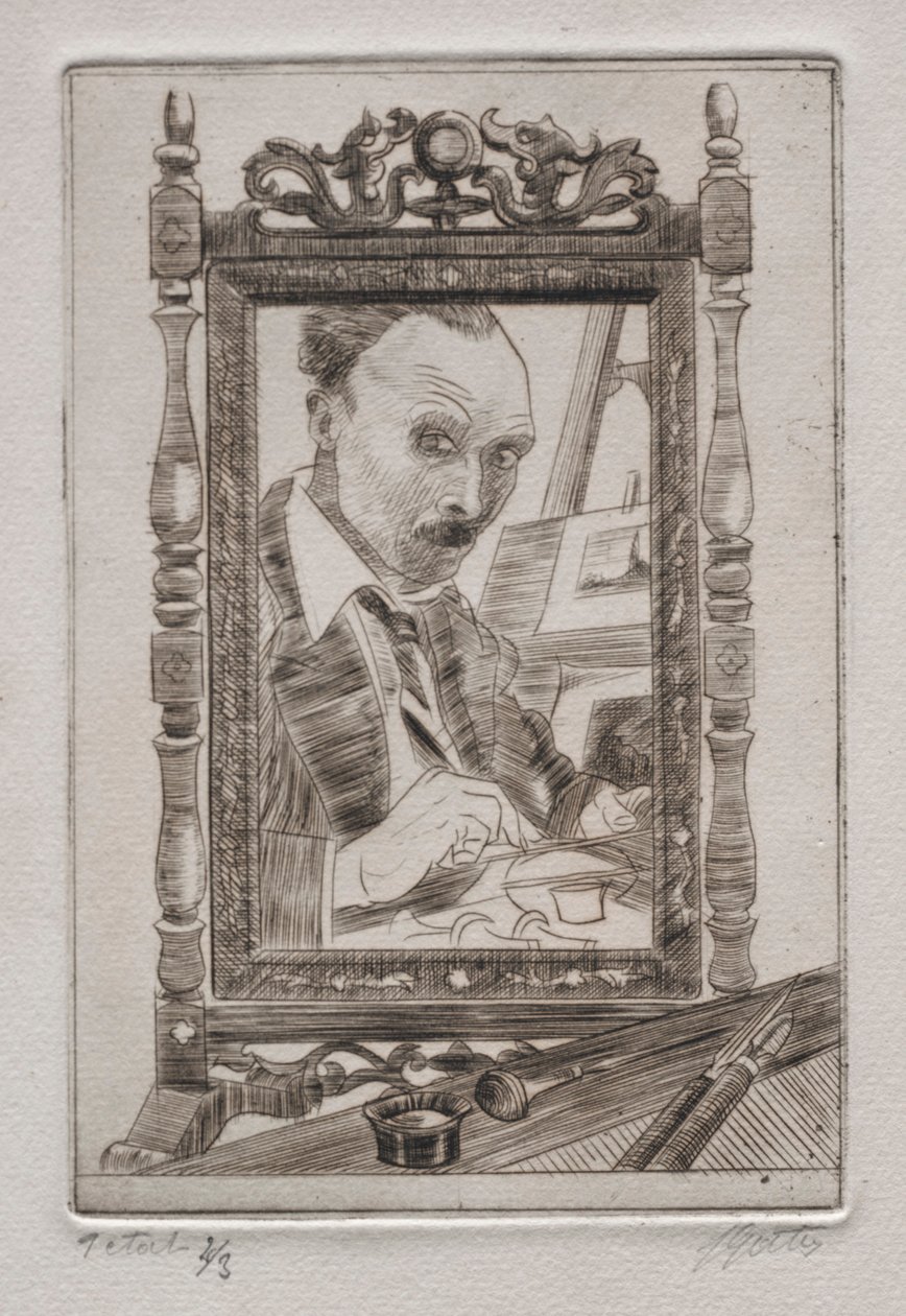 Självporträtt av Pierre Louis Gatier