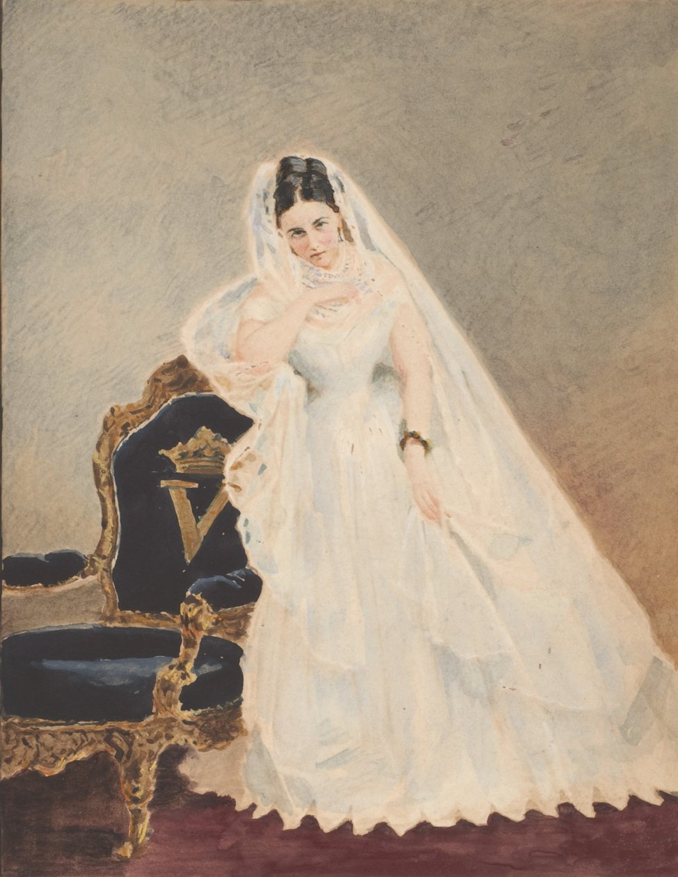Derelitta målare, 1860-talet. av Pierre Louis Pierson
