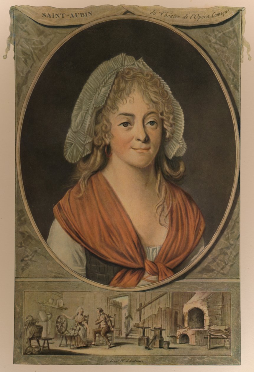 Madame Saint-Aubin, sent 1700-tal, 1913 av Pierre Michel Alix