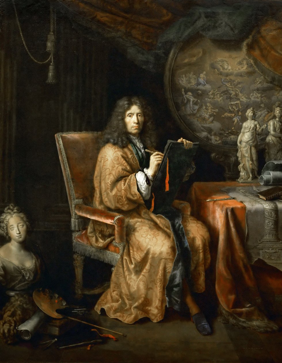 Självporträtt, mellan 1680 och 1690. av Pierre Mignard
