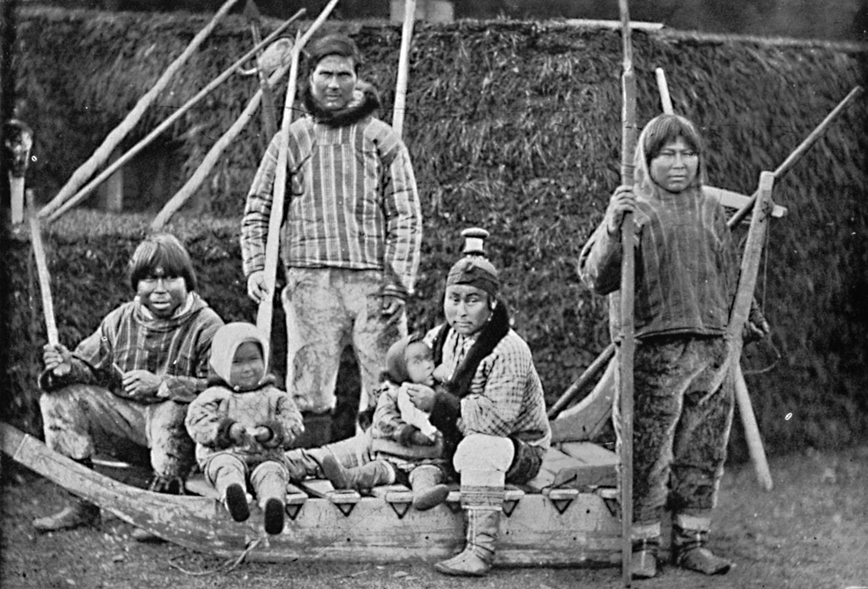 En eskimå pulkafest, 1912 av Pierre Petit