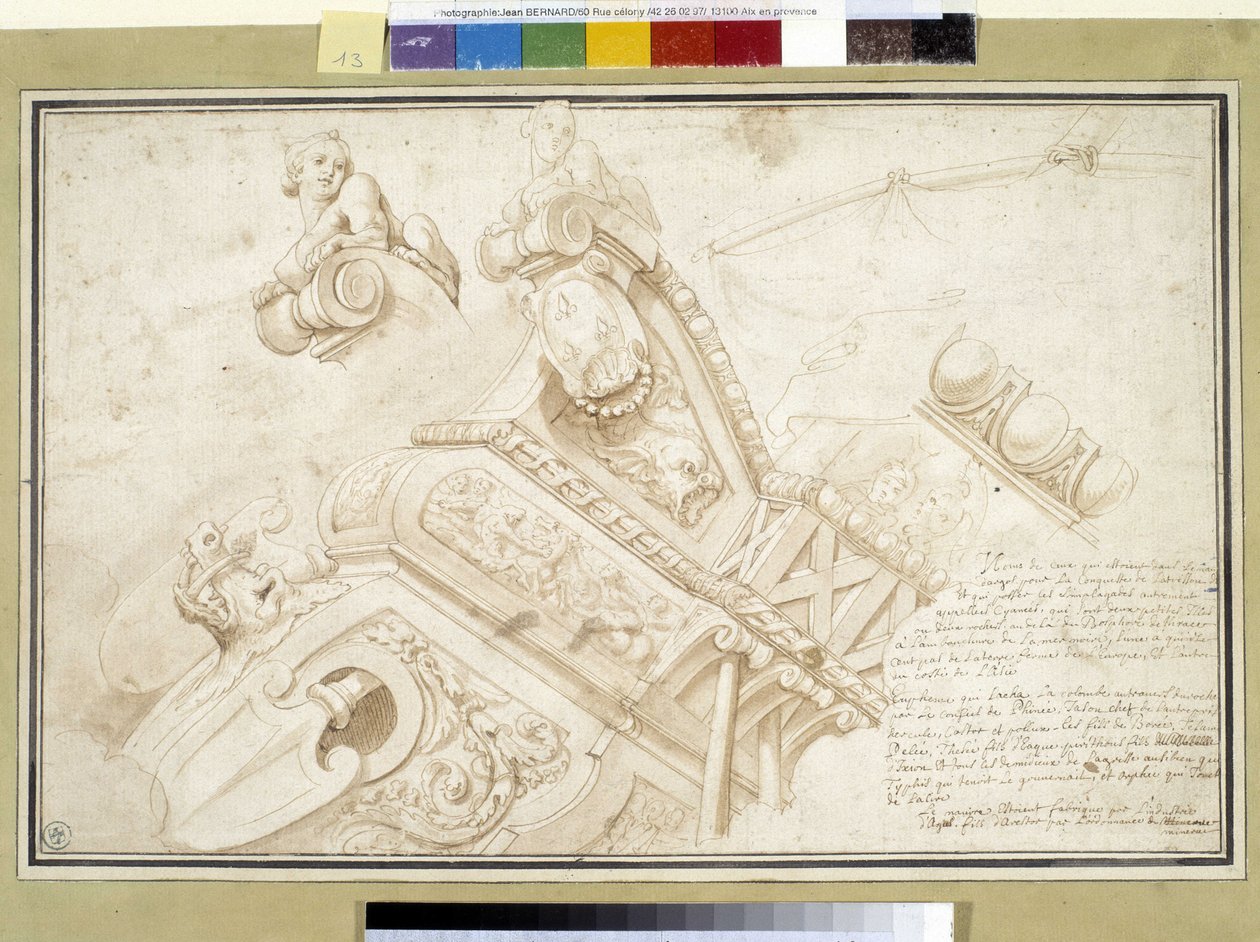 Skeppet Argos (ritning) av Pierre Puget