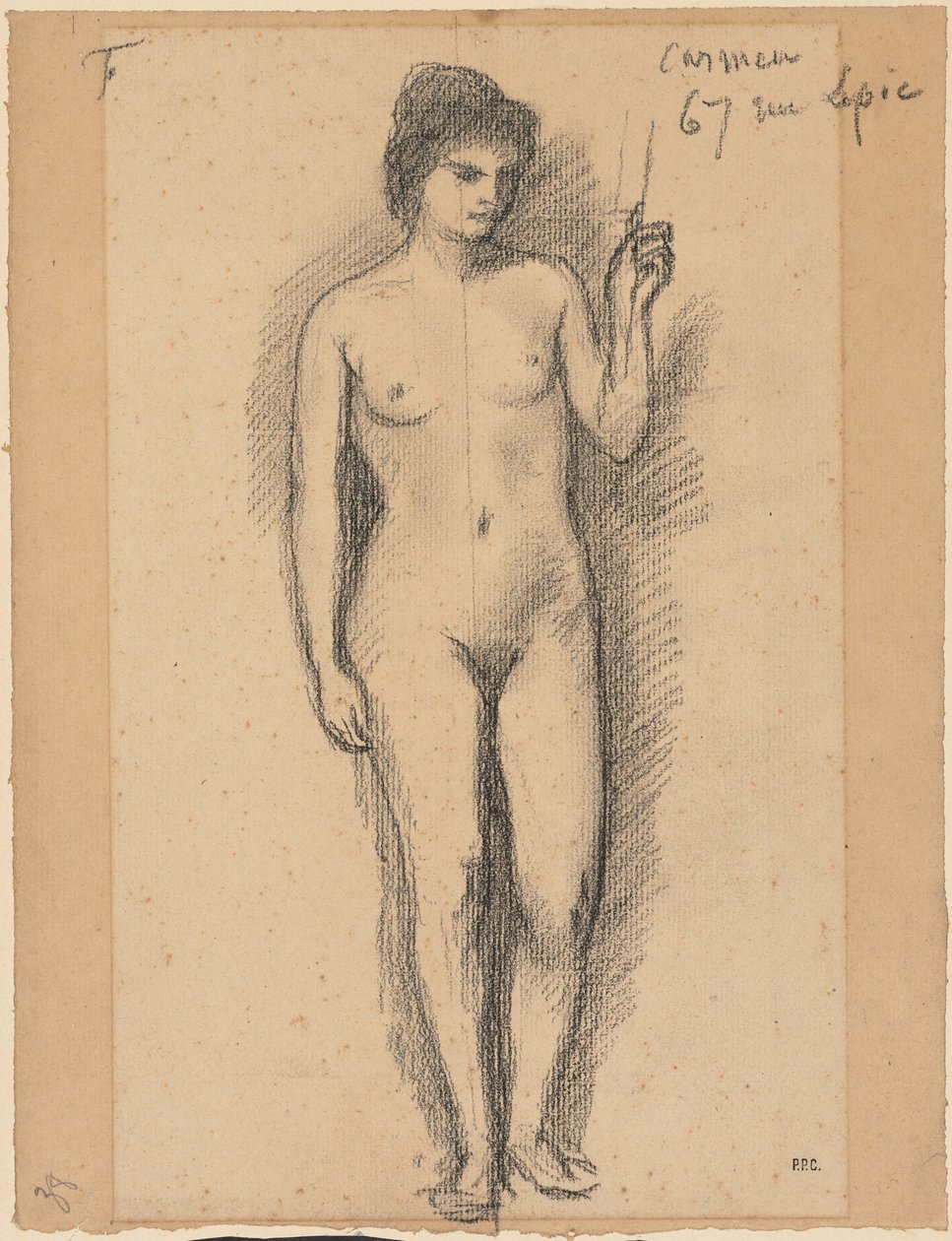 Carmen, sista halvan av 1800-talet. av Pierre Puvis de Chavannes