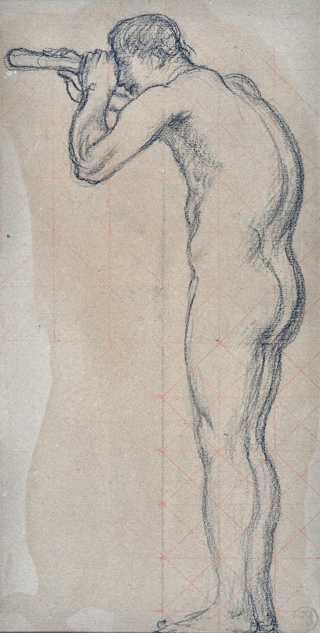 Kikaren (ritning) av Pierre Puvis de Chavannes