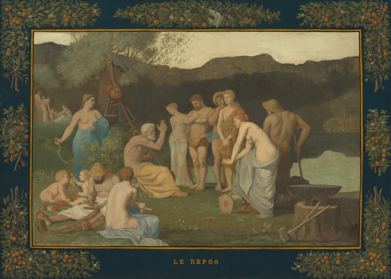 Vila, c. 1863. av Pierre Puvis de Chavannes