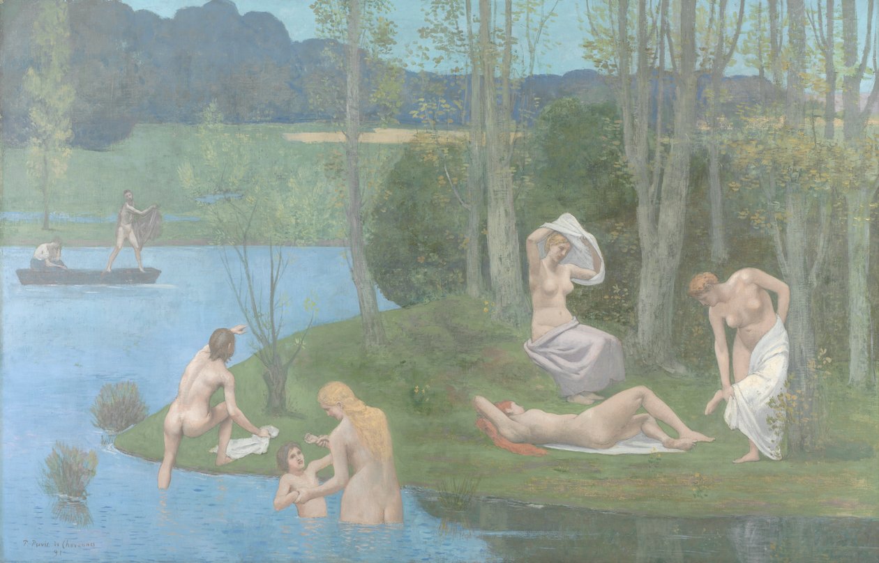 Sommar av Pierre Puvis de Chavannes