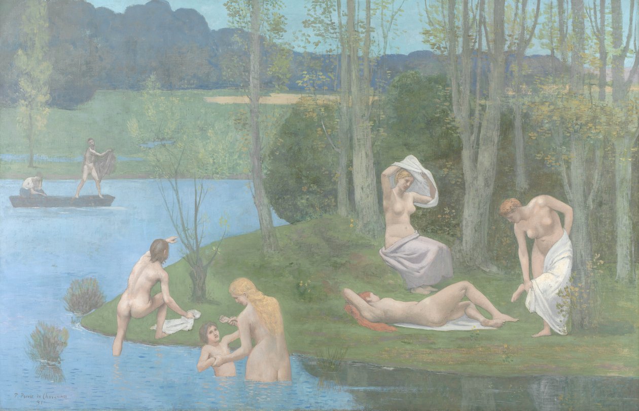 Sommar av Pierre Puvis de Chavannes