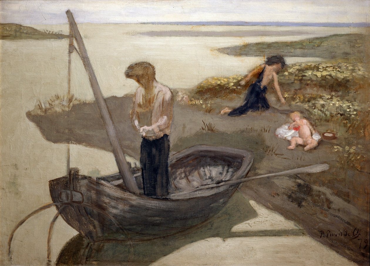 Den fattige fiskaren, 1879 av Pierre Puvis de Chavannes