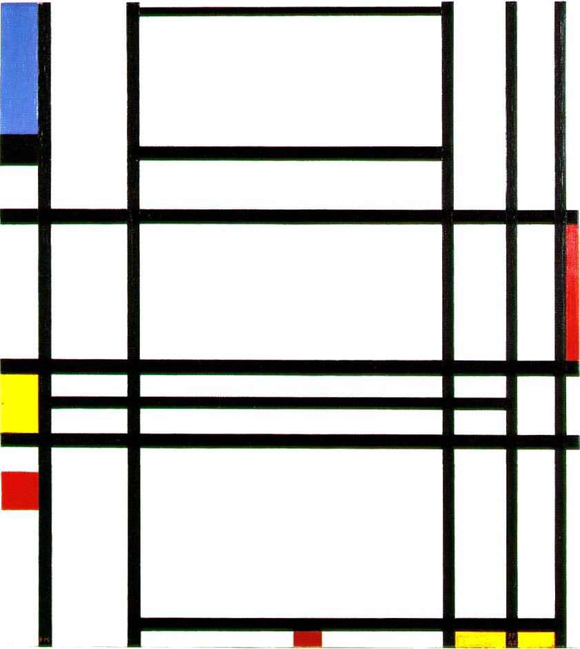 Composition 10 av Piet Mondrian