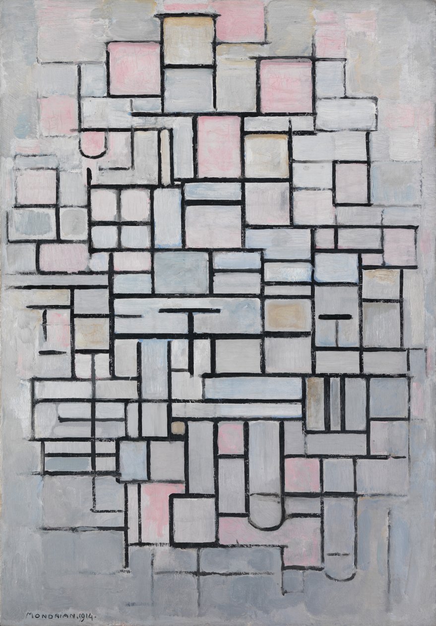 Composition No.IV av Piet Mondrian