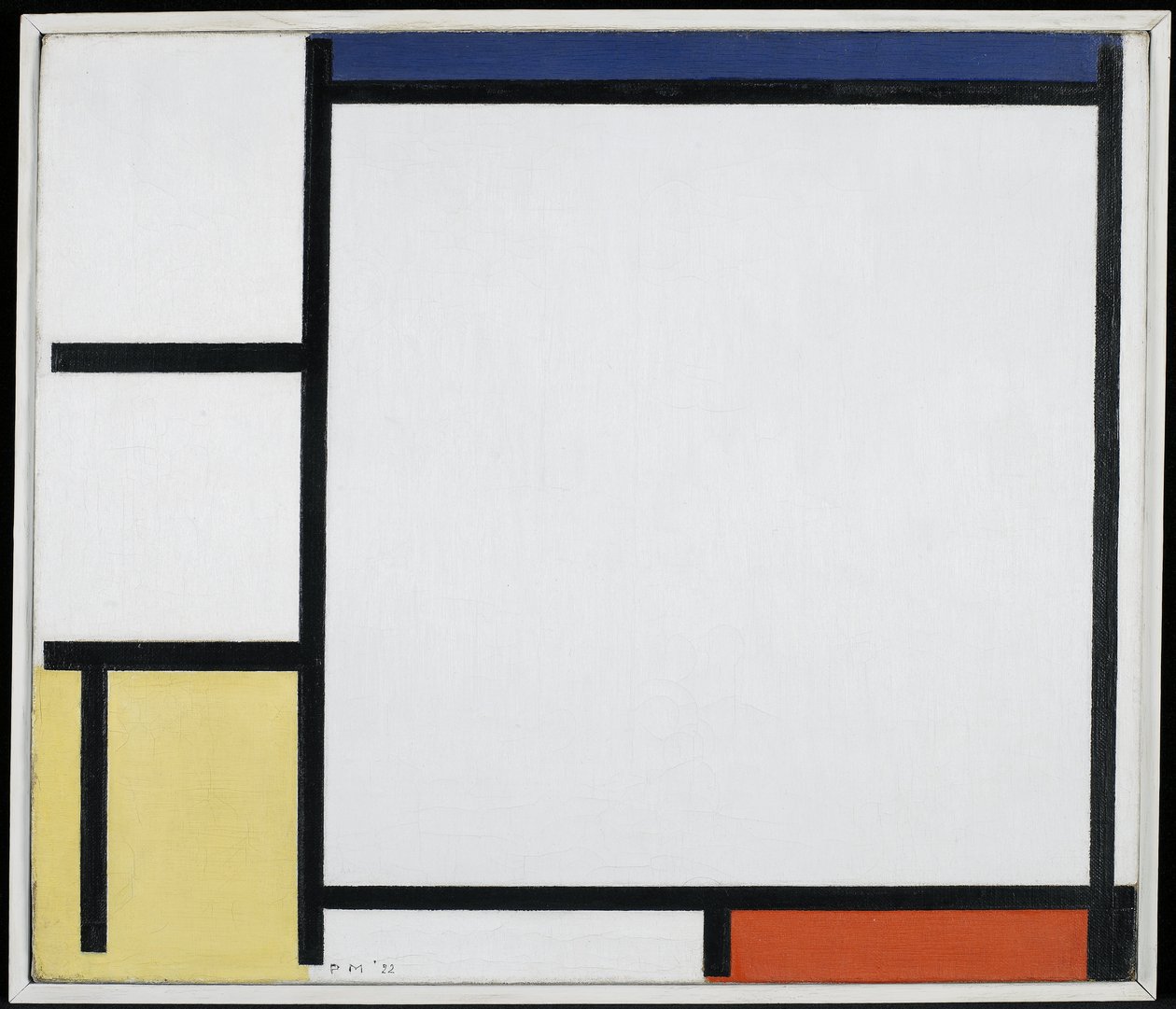 Composition with Blue, Red, Yellow, and Black av Piet Mondrian