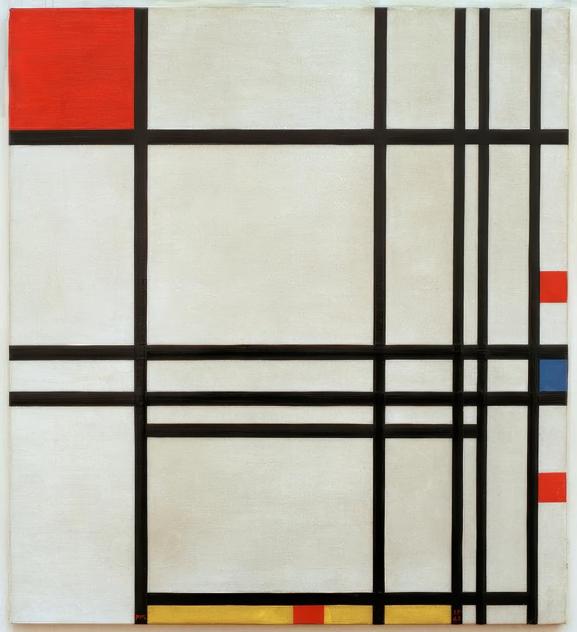 Komposition nr. 8 av Piet Mondrian