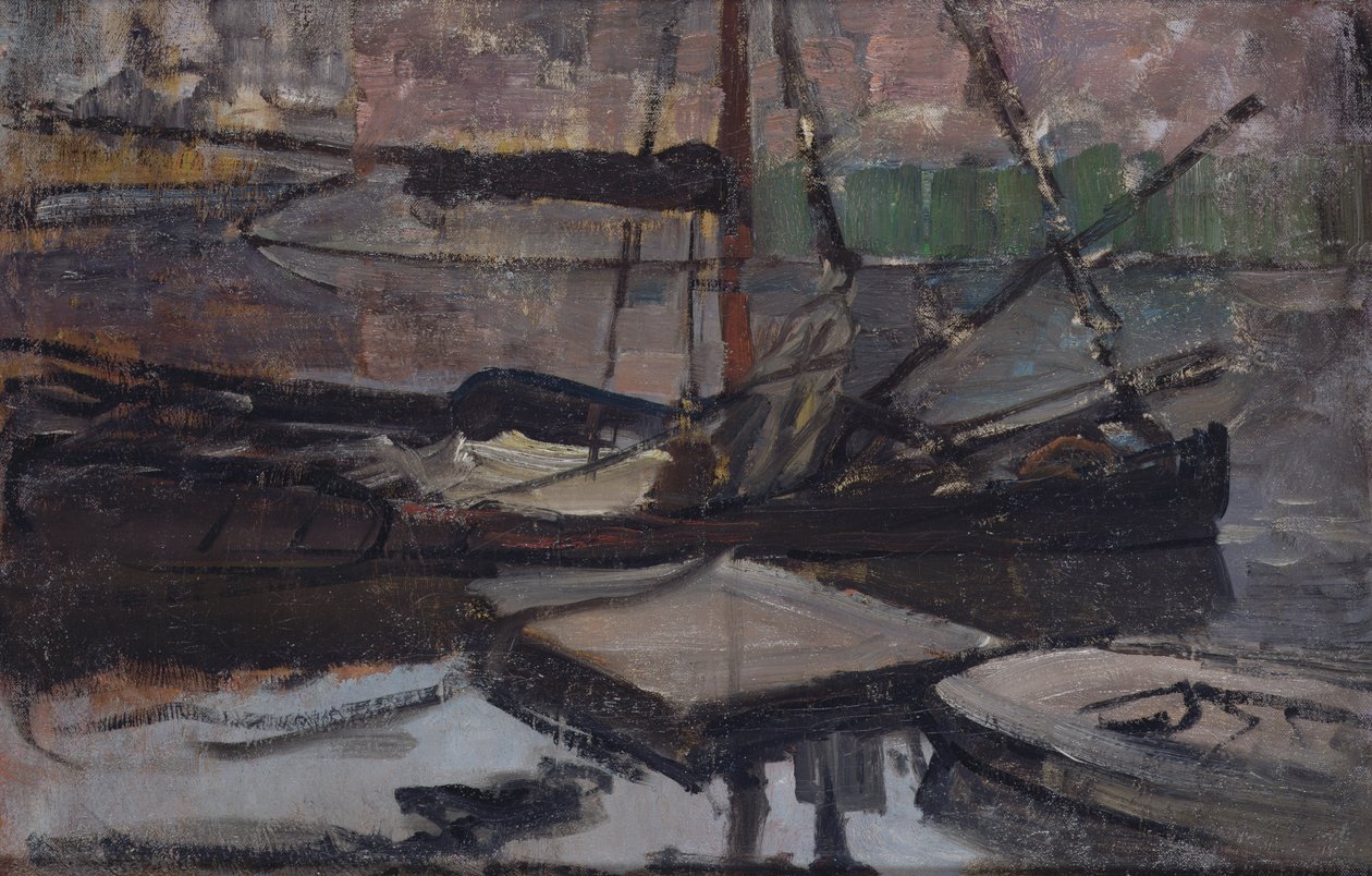 Stadhouderskade nära fängelsehuset i Amsterdam, 1899-1900 av Piet Mondrian