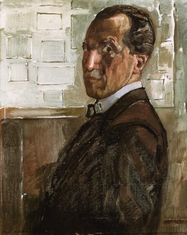 Zelfportret av Piet Mondrian