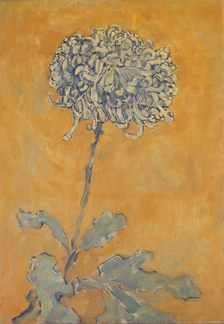 Krysantemum av Piet Mondrian