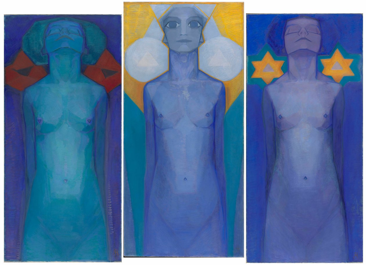 Evolution, 1911. av Piet Mondrian