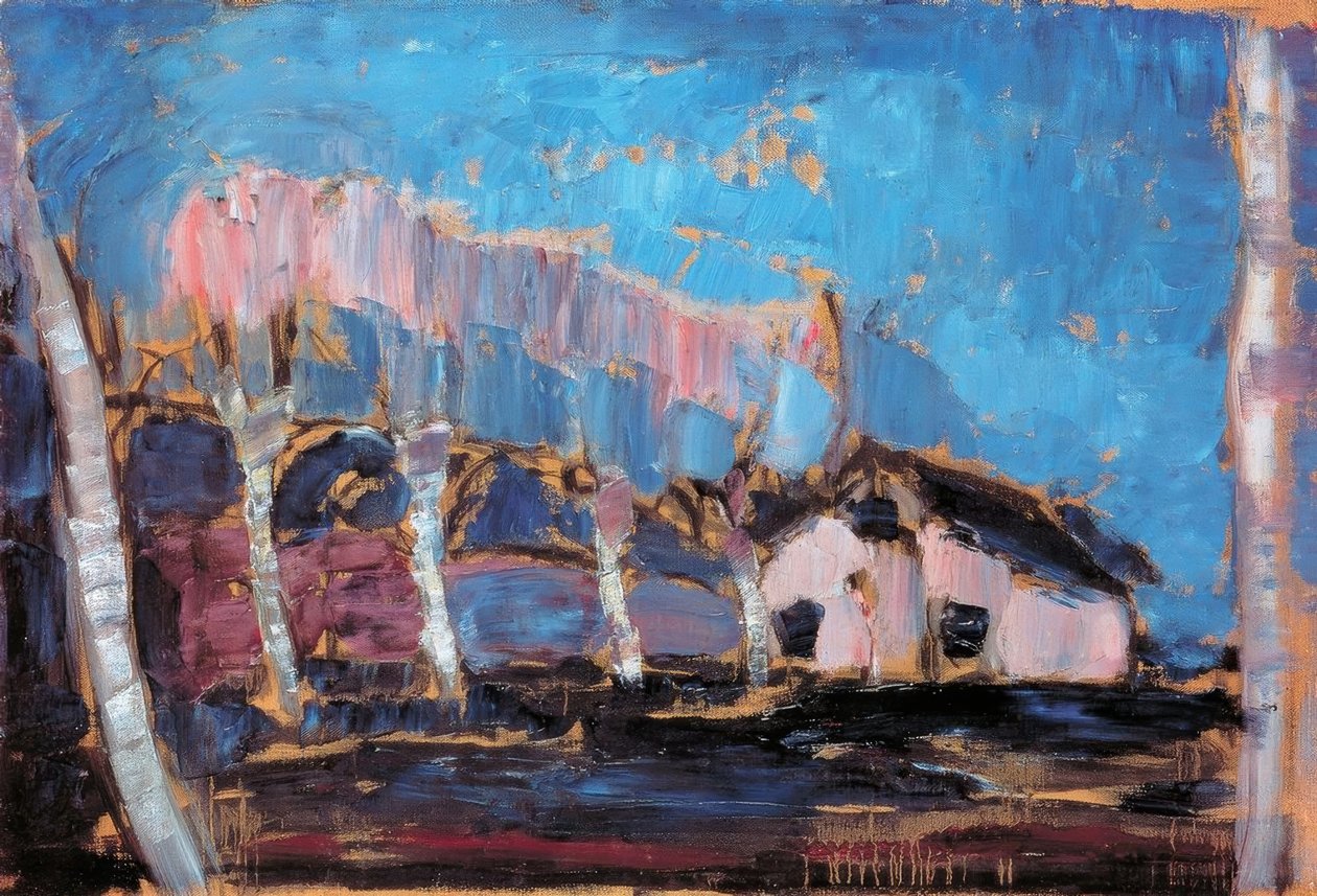 Piet Mondrian (1872-1944), Nattlandskap, 1908. av Piet Mondrian