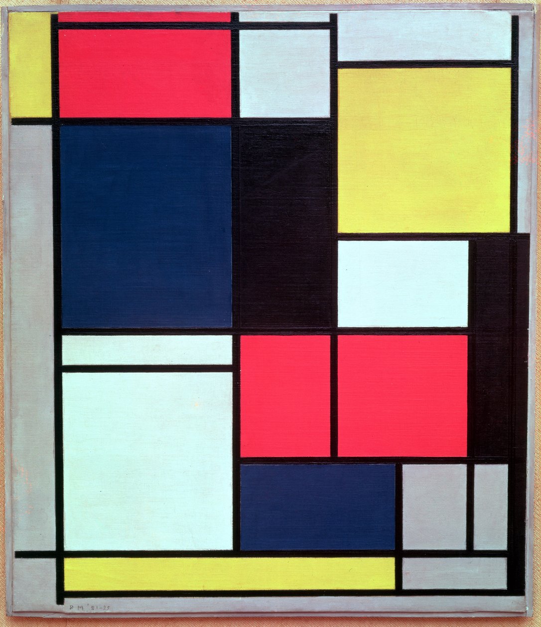 Tabell II av Piet Mondrian
