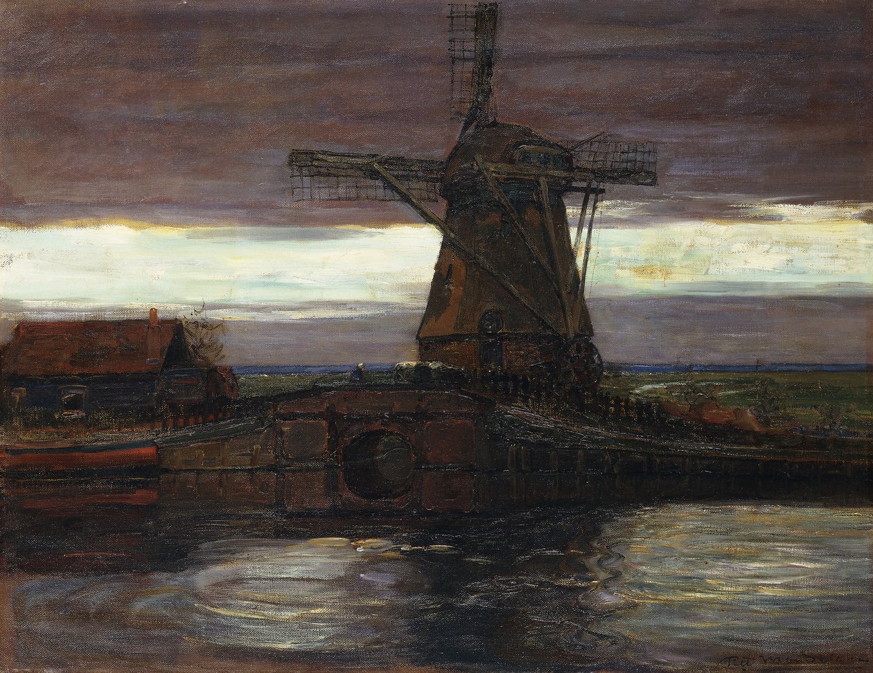 Kvarnen; Le Moulin av Piet Mondrian