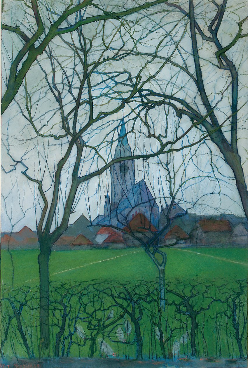 Bykyrkan av Piet Mondrian