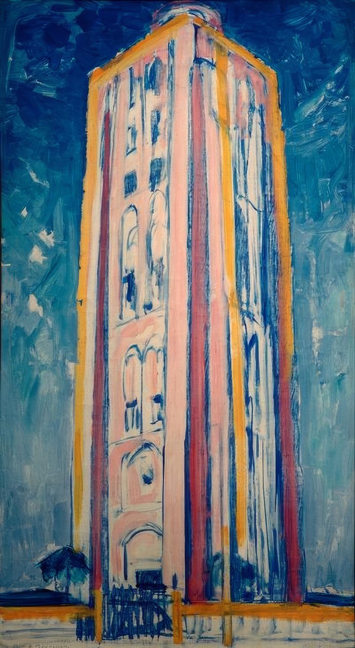Westkapelle (Nederländerna), av Piet Mondrian