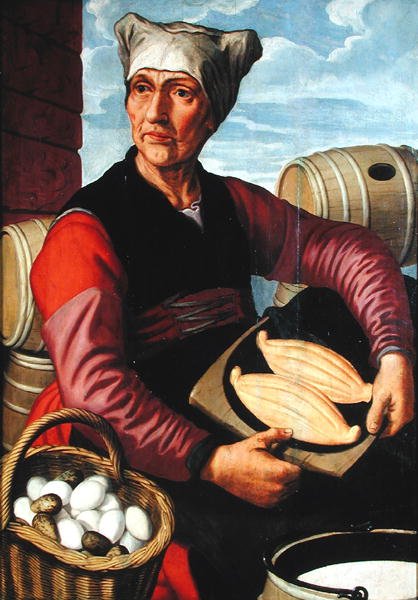 En holländsk bondfru, 1543 av Pieter Aertsen