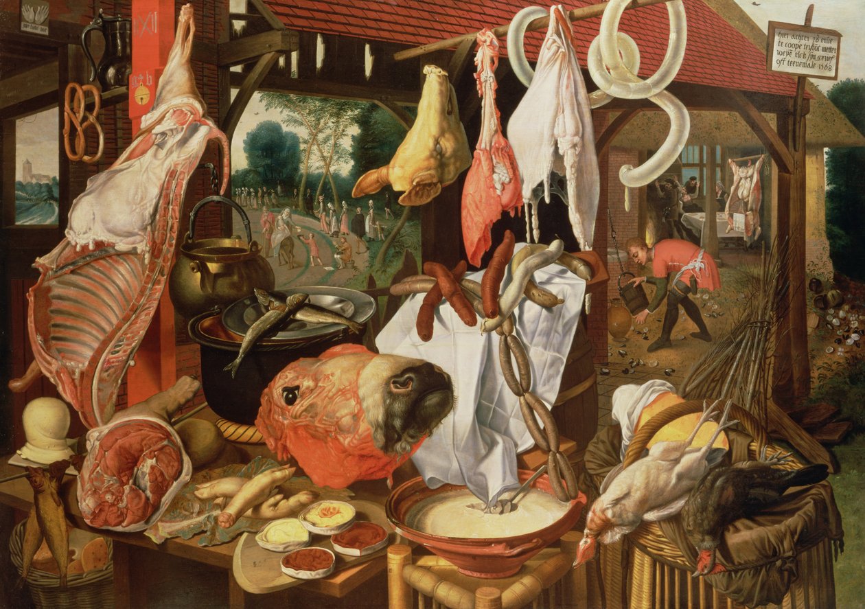 Köttboden, 1568 av Pieter Aertsen