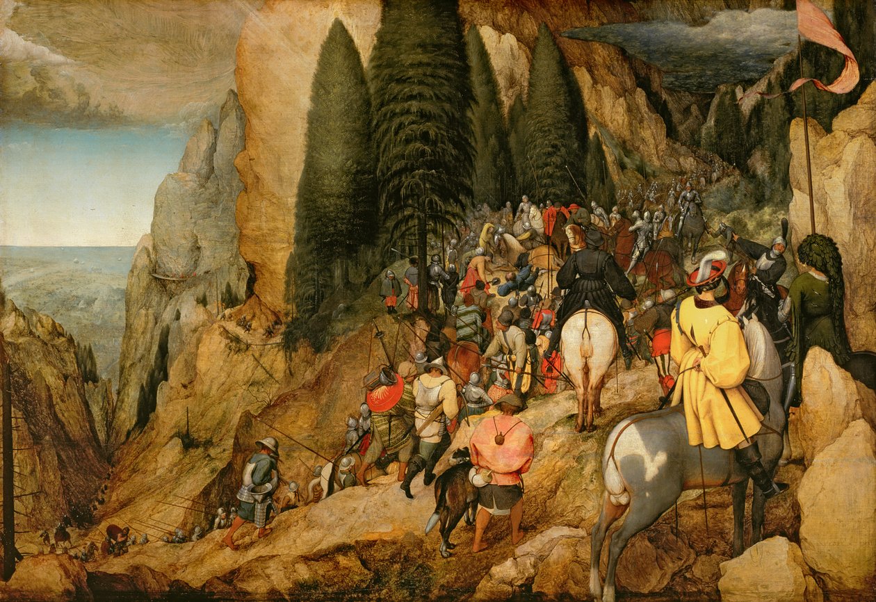 St Pauls omvandling, 1567 av Pieter Bruegel the Elder