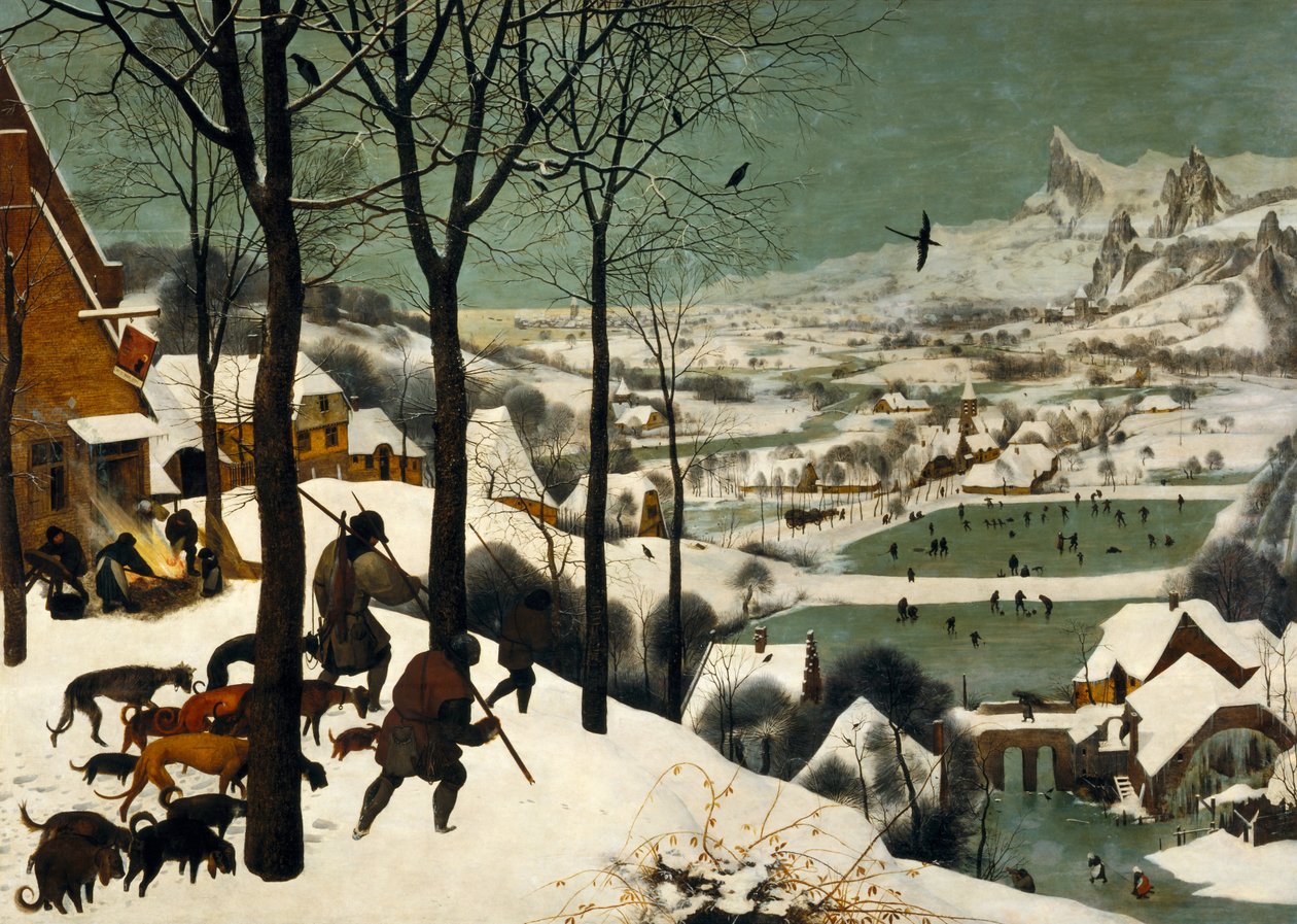 Jägare i snön (vinter) av Pieter Bruegel the Elder